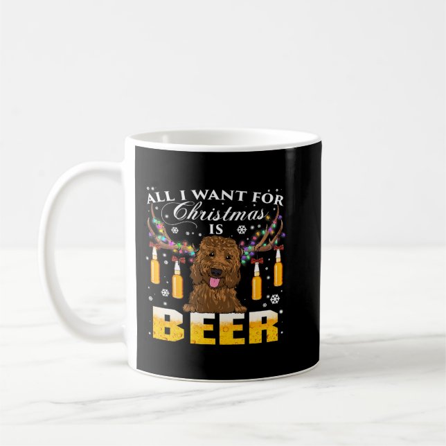 Caneca De Café Enfeites de natal De Cerveja De Arrenha De Goldend (Esquerda)