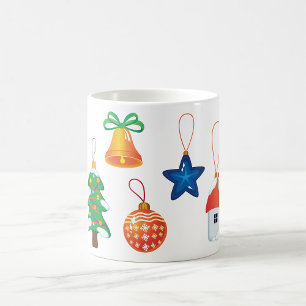 Caneca De Café Enfeites de natal decorativos