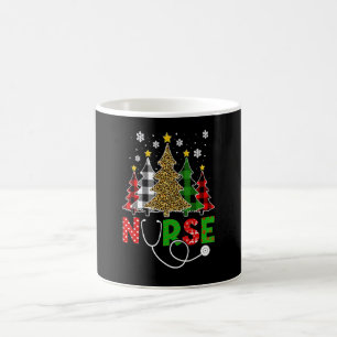 Caneca De Café Enfermagem de Natal para Mulheres Enfermeira de Ár
