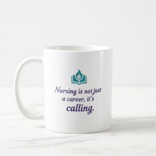 Caneca De Café Enfermagem é uma Vocação Identidade Médica Moderna