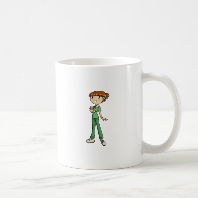 Caneca De Café Enfermeira (Direita)