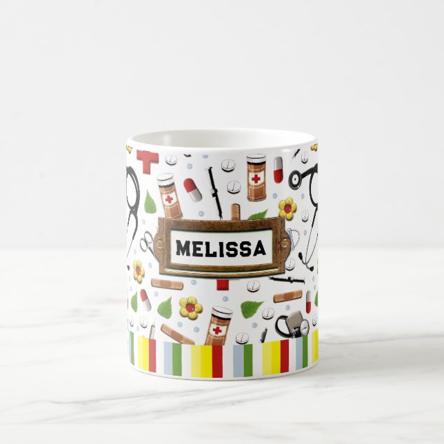 Caneca De Café Enfermeira (Centro)