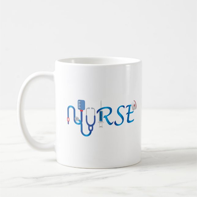 Caneca De Café Enfermeira (Esquerda)