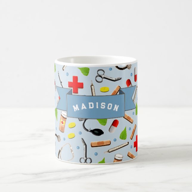 Caneca De Café Enfermeira (Centro)