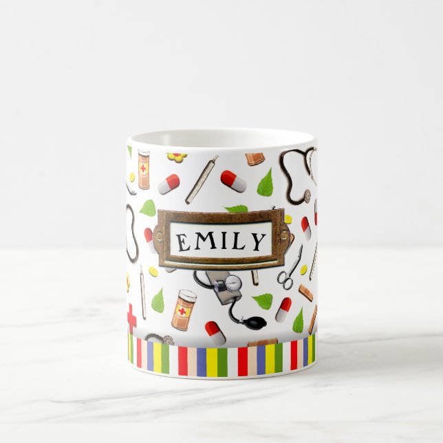 Caneca De Café Enfermeira (Centro)