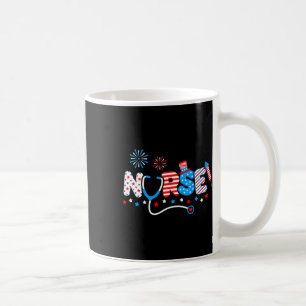 Caneca De Café Enfermeira 4 de julho de 2011 Patriótico dos Estad