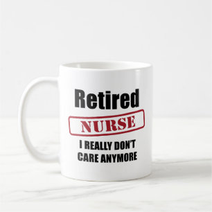 Caneca De Café Enfermeira aposentada (período dos E.U.)