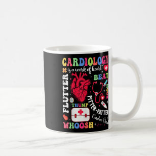 Caneca De Café Enfermeira Cardíaca Cardiologia É Trabalho De Vale