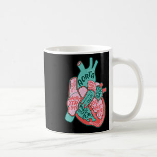 Caneca De Café Enfermeira Cardíaca Cvicu Enfermeira Cardíaca Anat