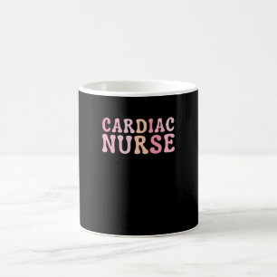 Caneca De Café Enfermeira cardíaca Enfermeira registrada  1