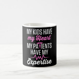 Caneca De Café Enfermeira cardíaca Mãe Cardiologia Meus filhos tê