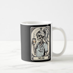 Caneca De Café Enfermeira certificada Istant Tarot Card Skeleton