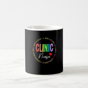 Caneca De Café Enfermeira Clínica Para Semana de Apreciação da En