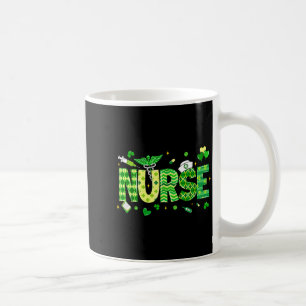 Caneca De Café Enfermeira Coquete Irlandesa Estetoscópio Jaleco D