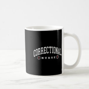 Caneca De Café Enfermeira Correcional Enfermagem Correcional
