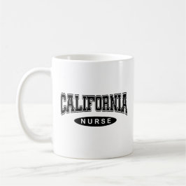 Caneca De Café Enfermeira da Califórnia - oferta de enfermeiras d
