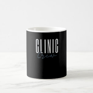 Caneca De Café Enfermeira da Equipe da Clínica Enfermeira Futuro 