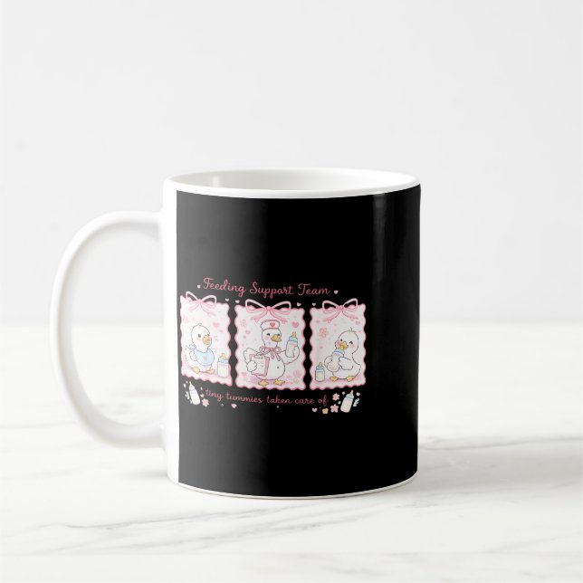 Caneca De Café Enfermeira da Equipe de Apoio à Alimentação Silly  (Esquerda)