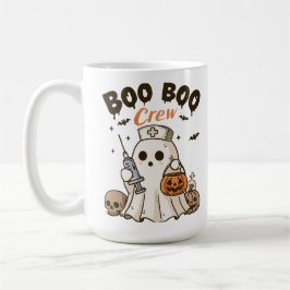 Caneca De Café Enfermeira da tripulação personalizada Boo Boo Hal