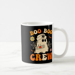 Caneca De Café Enfermeira de Boo Camisa Fantasma Retro Halloween