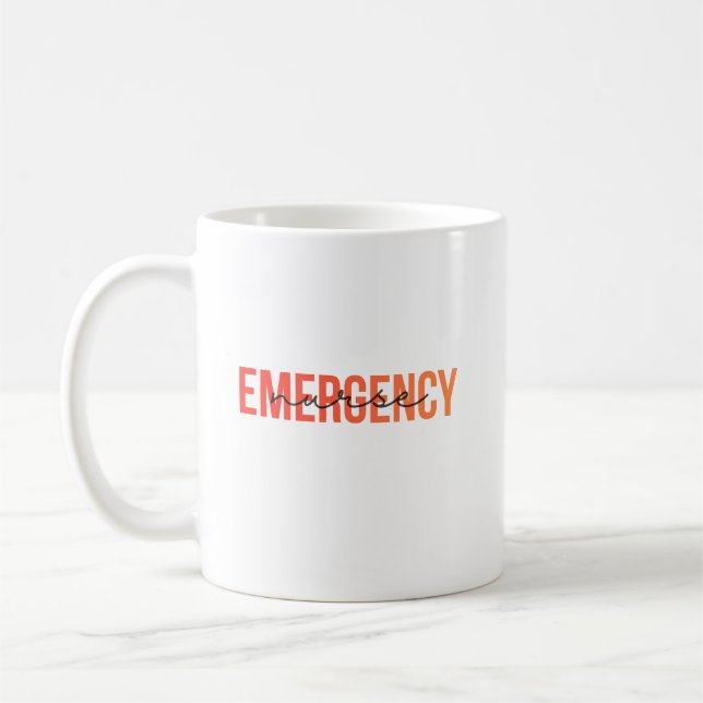 Caneca De Café Enfermeira de Emergência (Esquerda)