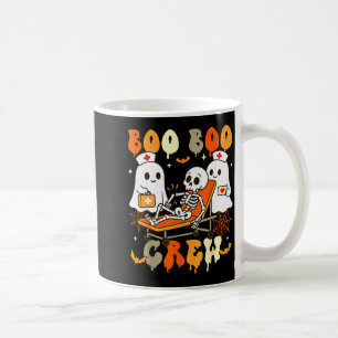 Caneca De Café Enfermeira de Halloween Equipe Boo Boo Médico Fant
