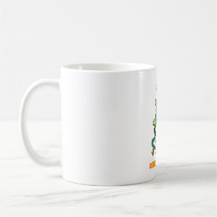 Caneca De Café Enfermeira de Natal Feliz Stethoscope Pine Nurn
