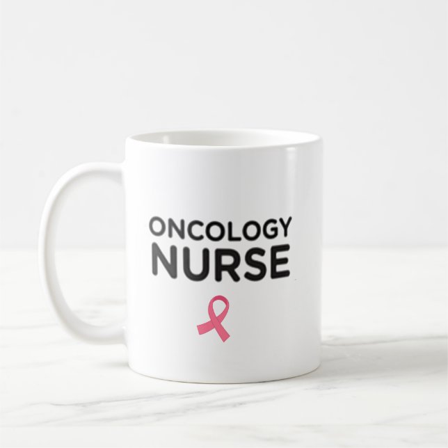 Caneca De Café Enfermeira de Oncologia (Esquerda)