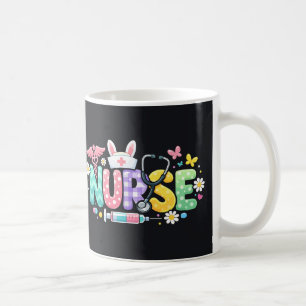 Caneca De Café Enfermeira de Páscoa Fofa Humor Médico
