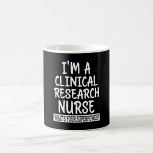 Caneca De Café Enfermeira de Pesquisa Clínica Escola de Enfermag