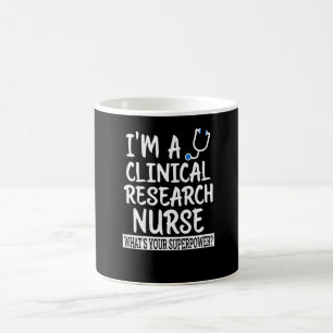 Caneca De Café Enfermeira de Pesquisa Clínica  Escola de Enfermag