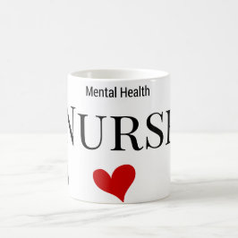 Caneca De Café Enfermeira de Saúde Mental