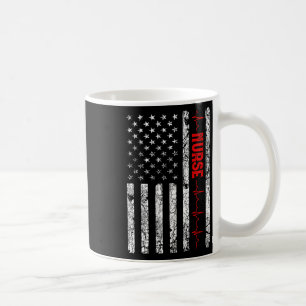 Caneca De Café Enfermeira de Sinalizador Americano Enfermeira Pat