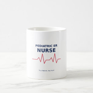 Caneca De Café Enfermeira de Urgência Pediátrica — Pacientes Pequ