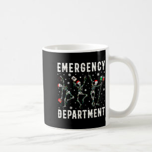 Caneca De Café Enfermeira do Departamento de Emergência Esqueleto