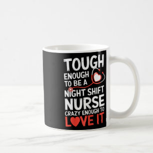 Caneca De Café Enfermeira do turno da noite Enfermeira engraçada
