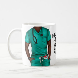 Caneca De Café Enfermeira Encantada em Andamento Coffee Mug Perso