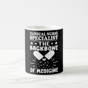 Caneca De Café Enfermeira Especialista Clínica A Espinha Dorsal d