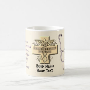 Caneca De Café enfermeira estetoscópio