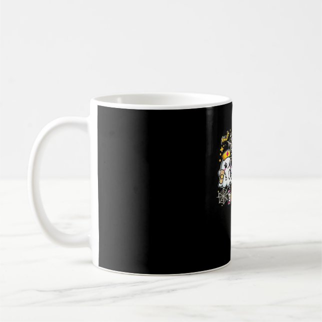 Caneca De Café Enfermeira Fantasma de Halloween Bastante com Kit  (Esquerda)