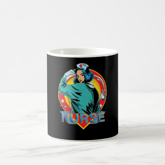 Caneca De Café Enfermeira Forte (Centro)
