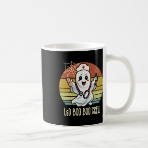 Caneca De Café Enfermeira Landd Boo Crew Trabalho Halloween E Ent