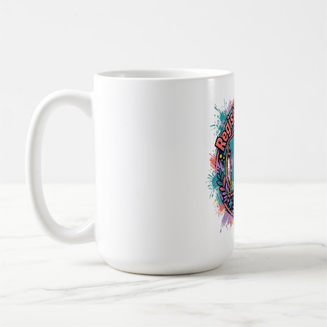 Caneca de Café Enfermeira Maligna Registrada (Esquerda)
