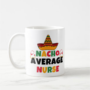 Caneca De Café Enfermeira Nacho Média Divertida Cinco De Mayo