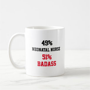 Caneca De Café Enfermeira Neonatal Badass