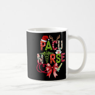 Caneca De Café Enfermeira Pacu Natal Fofo Sedutor Laço de Natal X