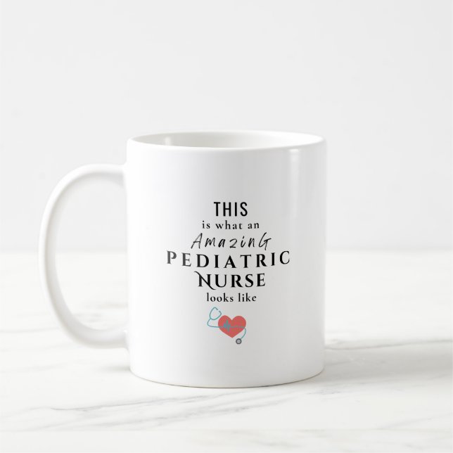 Caneca De Café Enfermeira Pediátrica (Esquerda)