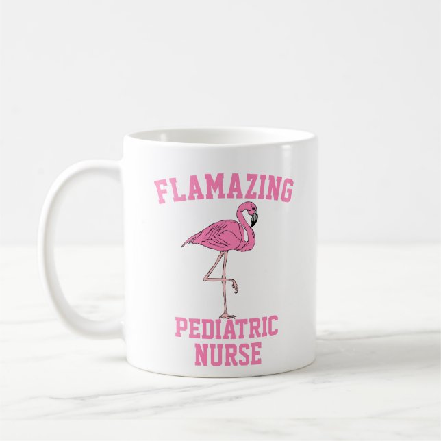 Caneca De Café Enfermeira Pediátrica Flagrante Mug (Esquerda)
