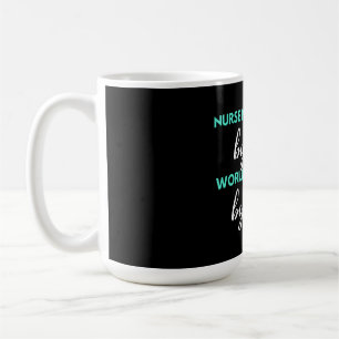 Caneca De Café Enfermeira pela melhor mãe do mundo