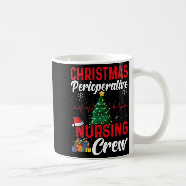 Caneca De Café Enfermeira Perioperatória Pré-Operatória Equipe de (Direita)